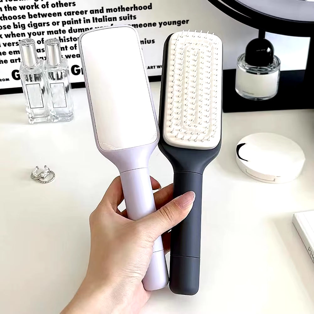 Revolutionary Rotatable Self-Cleaning Hair Brush & Massage Comb - Anti-Static Smoothing Solution for Women