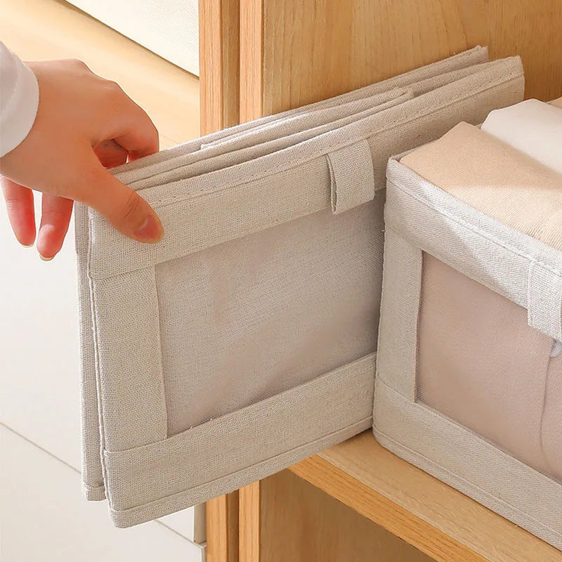 Stylish Visible Wardrobe Storage Organizer - Perfect Drawer Box for T-Shirts, Jeans, Underwear, and Pants