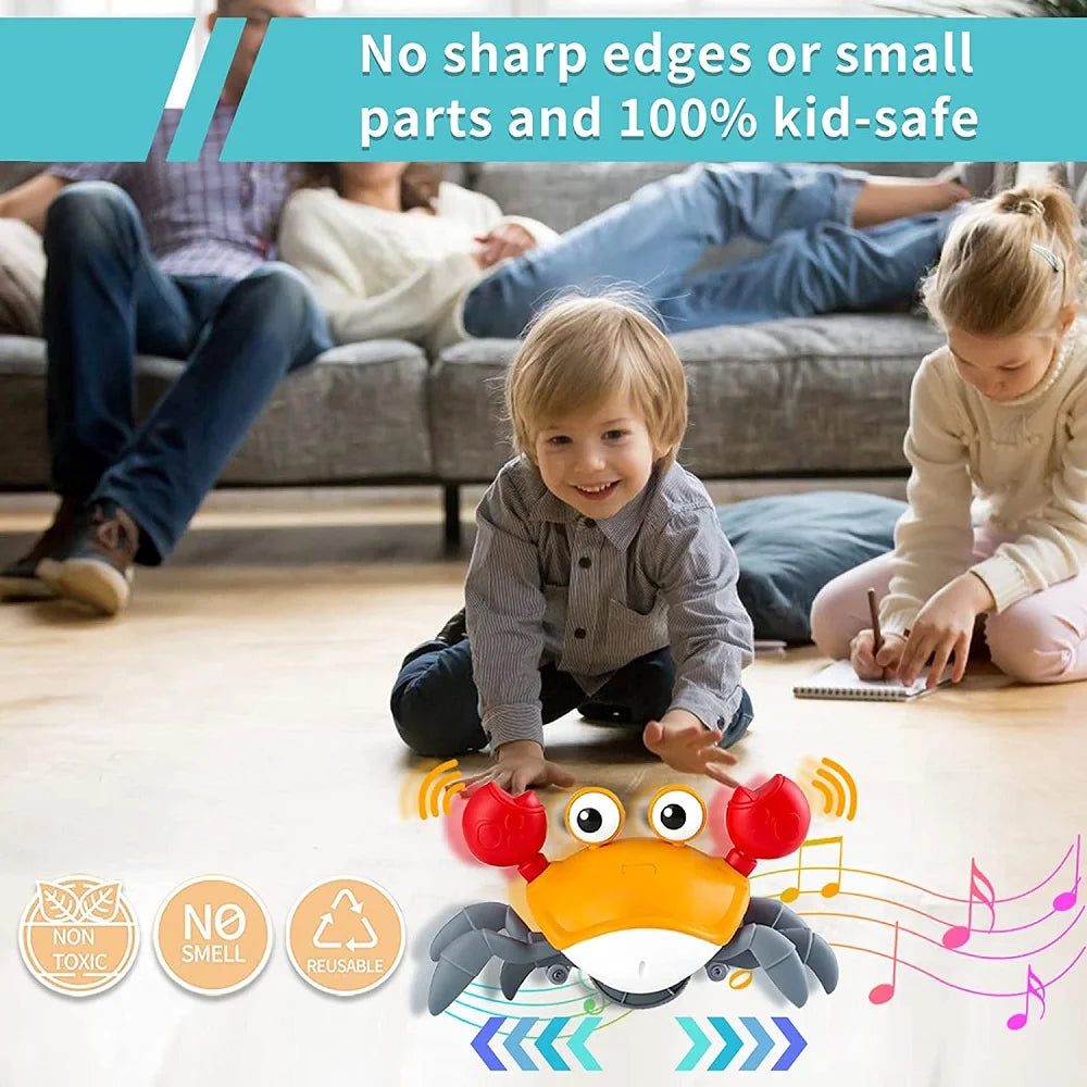 Interactive Dancing Crab Escape Toy for Babies - Fun Crawling Activity & Perfect Birthday Gift!