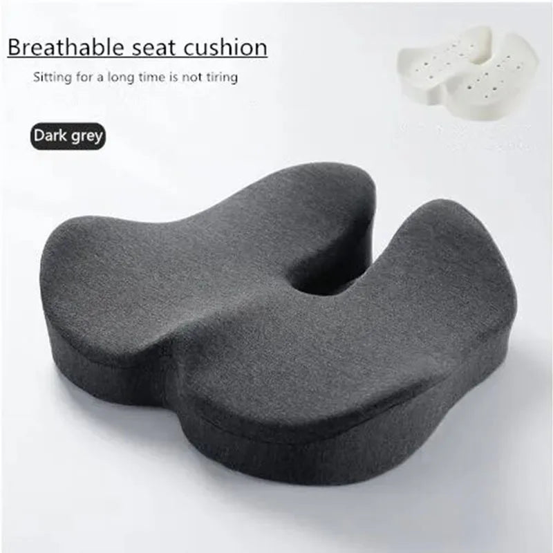 Zeby Rebound Memory Foam Office Chair Cushion - Orthopedic Comfort for Women, Tailbone Relief & Beautiful Buttocks Support