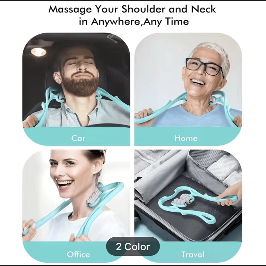 Ultimate Portable Neck Massager - Versatile Roller for Relaxation of Neck, Back, Arms, and Legs!