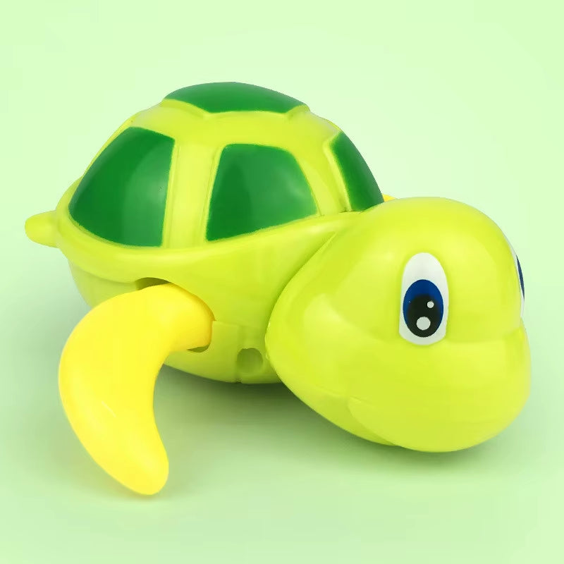 Cute Swimming Turtle Bath Toy - Classic Clockwork Tortoise for Kids - Fun Water Play for Toddlers at Pool & Beach