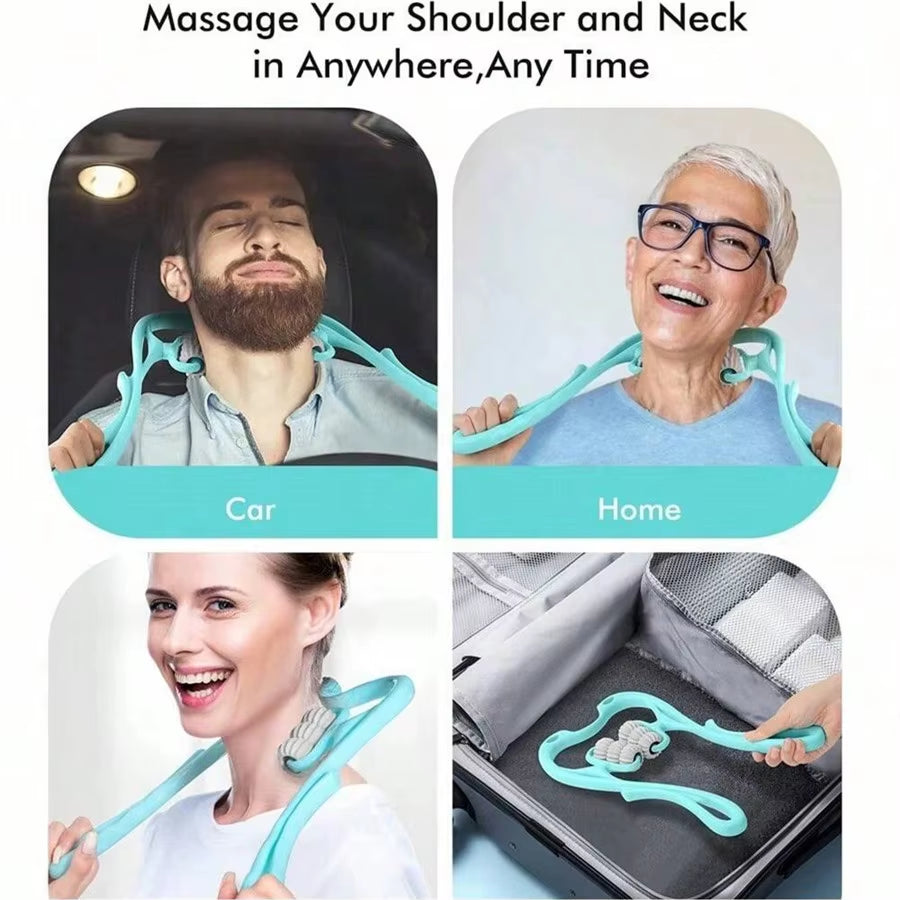 Ultimate Portable Neck Massager - Versatile Roller for Relaxation of Neck, Back, Arms, and Legs!