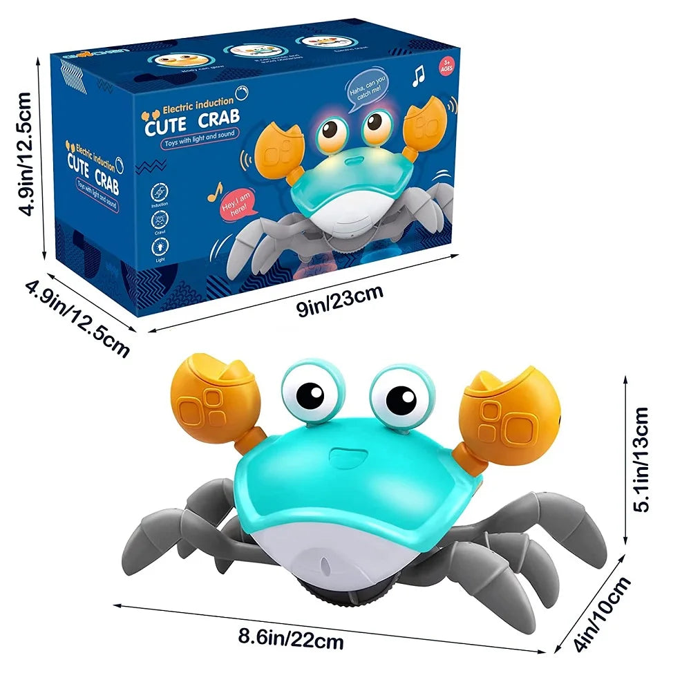 Interactive Dancing Crab Escape Toy for Babies - Fun Crawling Activity & Perfect Birthday Gift!