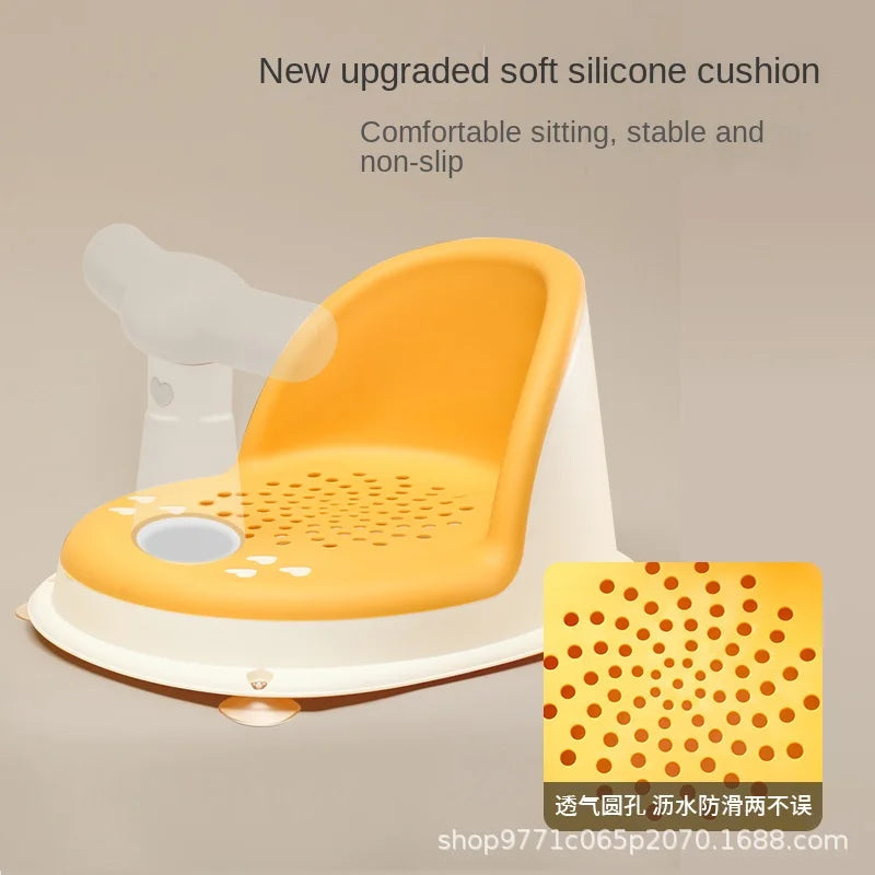 Transform Bath Time with Our Portable Shower Seat for Kids - The Essential Growth Accessory for Newborns and Young Children