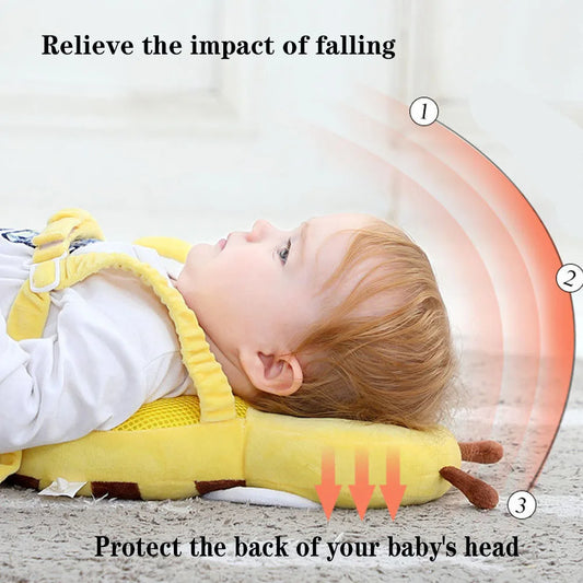 Adjustable Toddler Head Protector Backpack - Safety Cushion for Baby Walkers