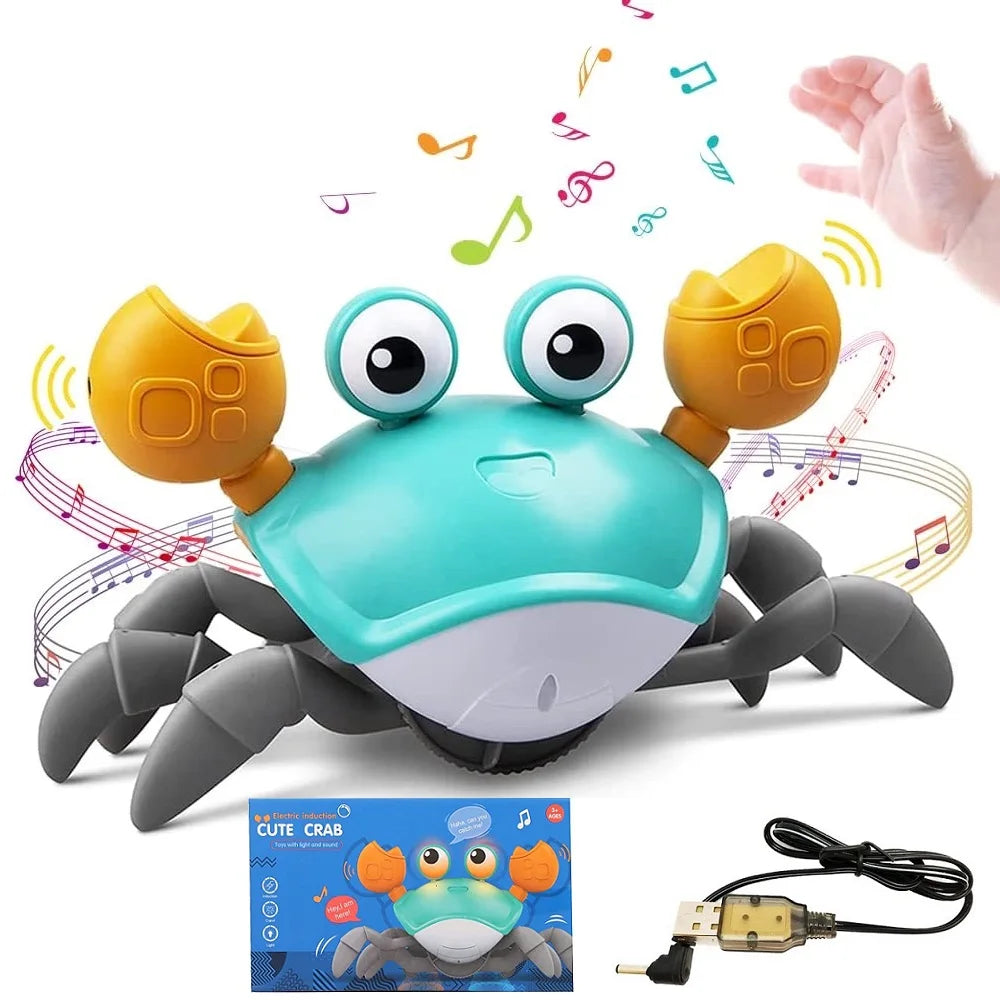 Interactive Dancing Crab Escape Toy for Babies - Fun Crawling Activity & Perfect Birthday Gift!