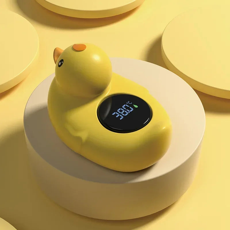 Little Yellow Duck Thermometer Baby Bathtub Shower Water Thermometer Baby Safe Temperature Sensor Floating Waterproof Baby