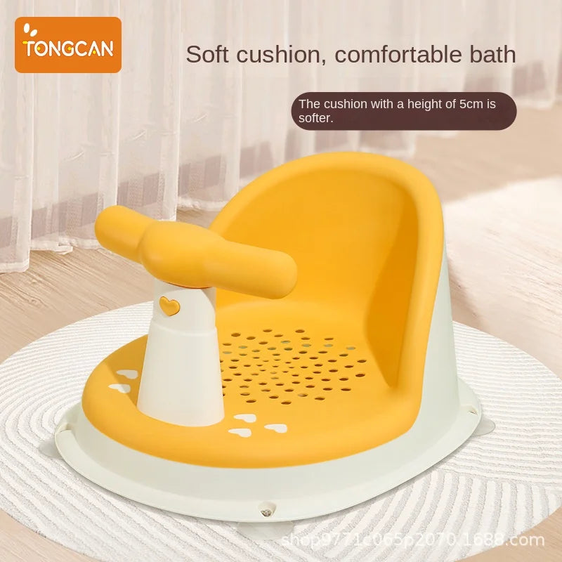 Transform Bath Time with Our Portable Shower Seat for Kids - The Essential Growth Accessory for Newborns and Young Children