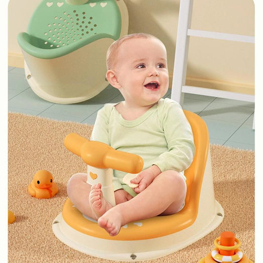 Transform Bath Time with Our Portable Shower Seat for Kids - The Essential Growth Accessory for Newborns and Young Children